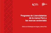 Programa de Licenciatarios de la marca Perú y las marcas ...