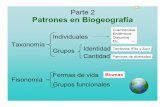 Parte 2 Patrones en Biogeografía