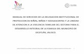 MANUAL DE SERVICIOS DE LA DELEGACION INSTITUCIONAL DE ...