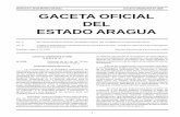 GACETA OFICIAL DEL ESTADO ARAGUA