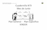 Plan General - Plan Específico KINDER