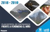 PLAN CONTINGENCIA DISTRITAL Incendios Forestales I-2018