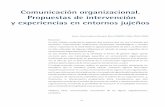 Comunicación organizacional. Propuestas de intervención y ...