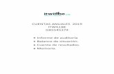 CUENTAS ANUALES 2019 ITWILLBE G85545374 Informe de ...