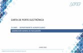 CARTA DE PORTE ELECTRÓNICA