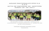 AGUAS NACIONALES EPM S.A E.S.P ACTA DE INFORME DE …