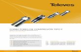 CONECTORES DE COMPRESIÓN TIPO F - Televes