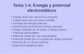 Tema 1-4. Energía y potencial electrostáticos