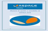 Memoria de gestión y actividades de ASPACE Cáceres