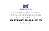 ORDENANZAS TRIBUTARIAS GENERALES 2015