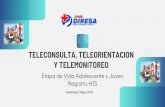 TELECONSULTA, TELEORIENTACION Y TELEMONITOREO