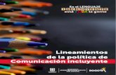 LINEAMIENTOS DE LA POLÍTICA DE - shd.gov.co