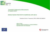 Resultados Proyecto Huertas Life Km 0. - Zaragoza