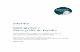 Informe Coronavirus y demografía en España
