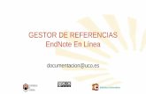 GESTOR DE REFERENCIAS EndNote En Línea