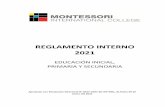 REGLAMENTO INTERNO 2021 - mic.edu.pe