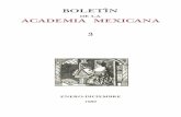 BOLETÍN - Academia Mexicana de la Lengua