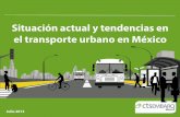 Situación actual y tendencias en el transporte urbano en ...