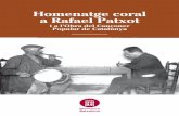 Homenatge coral a Rafael Patxot