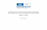 Clasificación Internacional Normalizada de Programas de ...