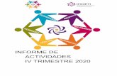 INFORME DE ACTIVIDADES IV TRIMESTRE 2020