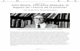 John Rawls, 100 años después: el legado de «Teoría de la ...