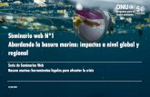 Seminario web N°1 Abordando la basura marina: impactos a ...