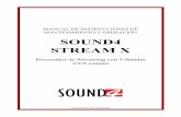 SOUND4 STREAM X - Manual de instrucciones de mantenimiento ...
