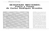 DESCIFRAR MISTERIOS: Patria y Pasión de Carlos Rodrigues ...