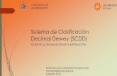 Sistema de Clasificación Decimal Dewey (SCDD)