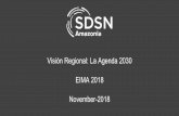 Visión Regional: La Agenda 2030 EIMA 2018 November-2018