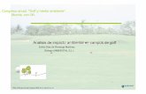 Análisis de impacto ambiental en campos de golf