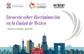 Encuesta sobre discriminación en la Ciudad de México