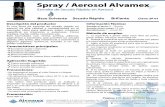 Spray / Aerosol Alvamex