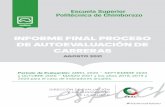 INFORME FINAL PROCESO DE AUTOEVALUACIÓN DE CARRERAS