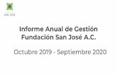 Fundación San José A.C. Informe Anual de Gestión
