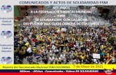 COMUNICADOS Y ACTOS DE SOLIDARIDAD FSM