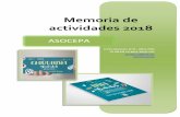 Memoria de actividades 2018 - ASOCEPA