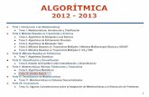ALGORÍTMICA - Universidad de Granada