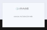 MANUAL FACTURACIÓN WEB - MAAC SA