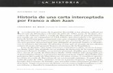 Historia de una carta interceptada por Franco a D. Juan ...