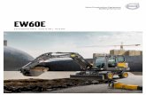 Volvo Brochure Compact Excavator EW60E Spanish