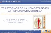 TRASTORNOS DE LA HEMOSTASIS EN LA HEPATOPATÍA CRÓNICA