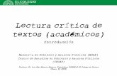 Lectura crítica de textos (académicos)