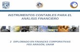 INSTRUMENTOS CONTABLES PARA EL ANÁLISIS FINANCIERO