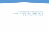INFORME PROCESO PARTICIPATIVO REGIÓN DE VALPARAÍSO