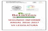 SEGUNDO INFORME ANUAL 2016-2017 VII LEGISLATURA