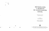 SOCIAL DE INVESTIGACIÓN Y TÉCNICAS METODOLOGÍA