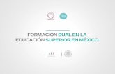 FORMACIÓN DUAL EN LA EDUCACIÓNSUPERIOR EN MÉXICO