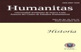 ISSN 2007-1620 Humanitas - Universidad Autónoma de Nuevo ...
